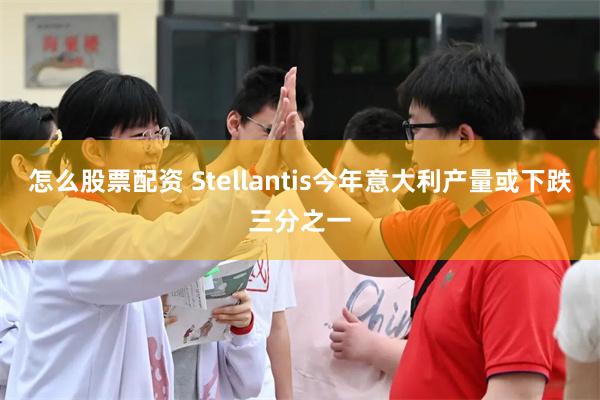 怎么股票配资 Stellantis今年意大利产量或下跌三分之一