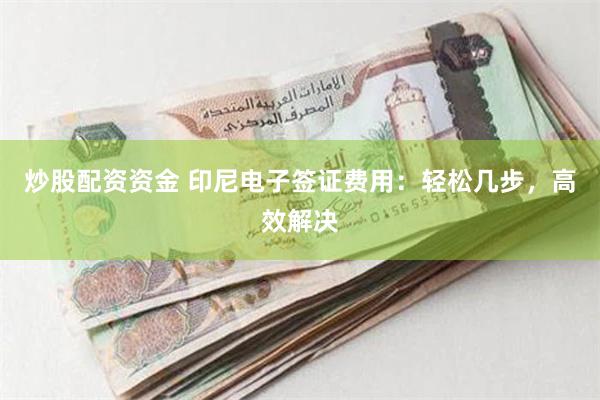 炒股配资资金 印尼电子签证费用：轻松几步，高效解决