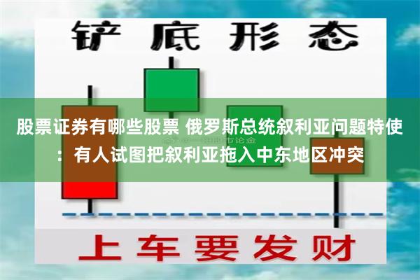 股票证券有哪些股票 俄罗斯总统叙利亚问题特使：有人试图把叙利亚拖入中东地区冲突