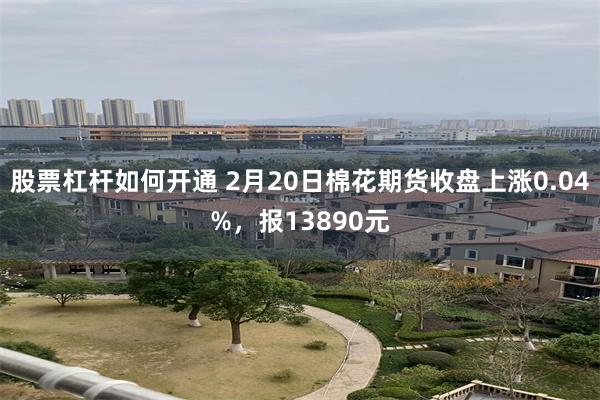 股票杠杆如何开通 2月20日棉花期货收盘上涨0.04%，报13890元