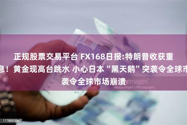 正规股票交易平台 FX168日报:特朗普收获重大好消息！黄金现高台跳水 小心日本“黑天鹅”突袭令全球市场崩溃